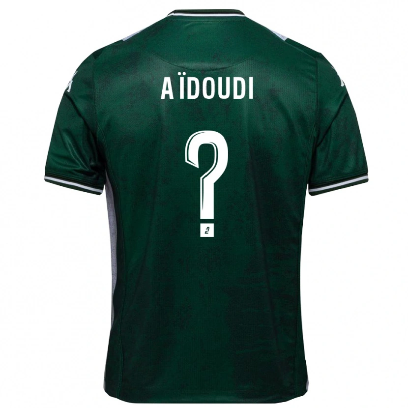 DanxenレディースKarim Aïdoudi#0緑 白ホームシャツ2025/26ジャージーユニフォーム