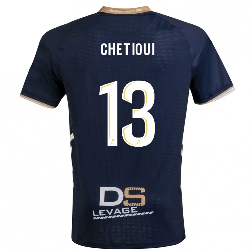 DanxenレディースShain Chetioui#13紺 金ホームシャツ2025/26ジャージーユニフォーム