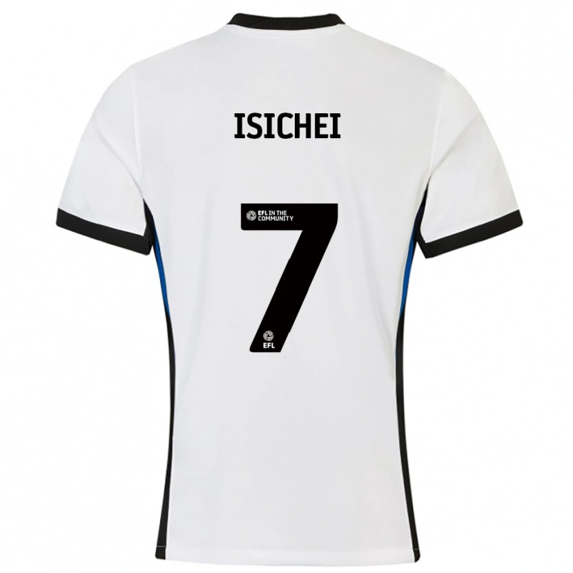 DanxenレディースDaniel Isichei#7白 青アウェイシャツ2025/26ジャージーユニフォーム