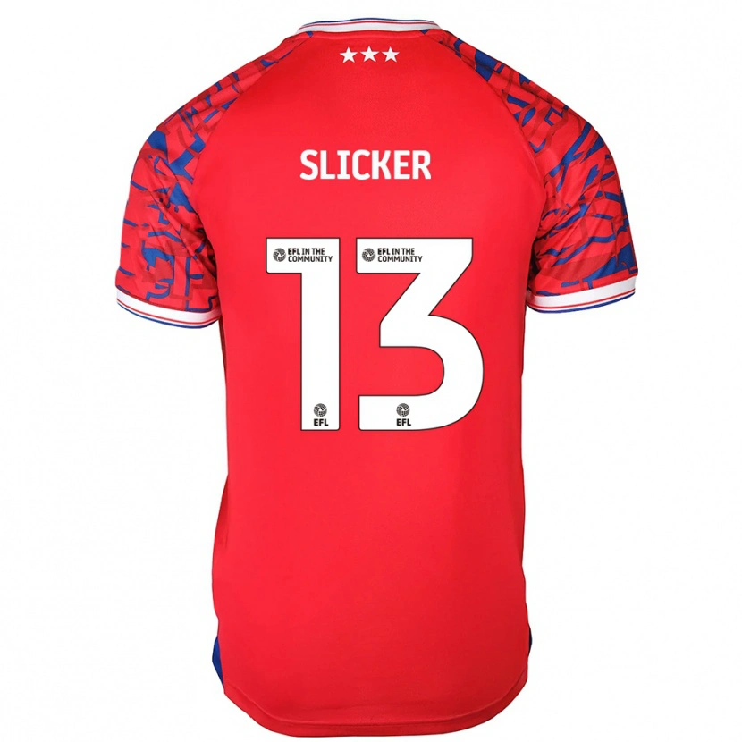 Danxenレディースシーラン・スリッカー#13赤 青アウェイシャツ2025/26ジャージーユニフォーム