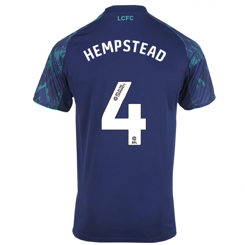 DanxenレディースOliver Hempstead#4紺 緑 白アウェイシャツ2025/26ジャージーユニフォーム