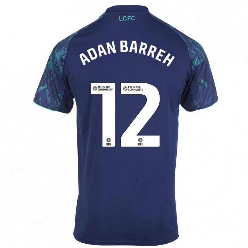 DanxenレディースHassan Adan Barreh#12紺 緑 白アウェイシャツ2025/26ジャージーユニフォーム