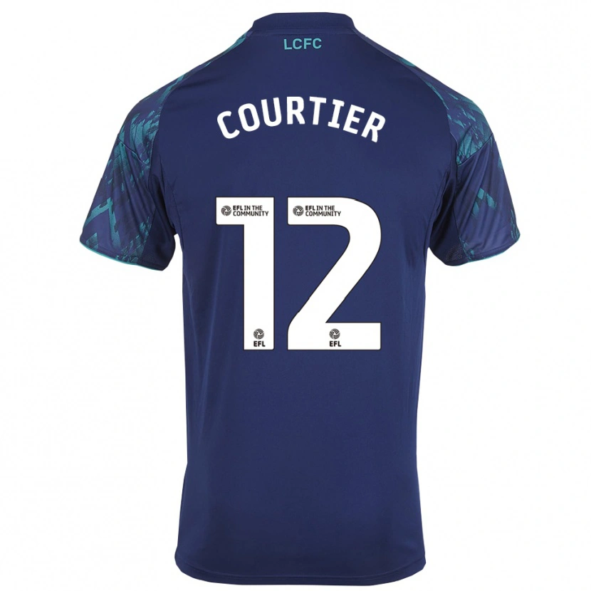 DanxenレディースBen Courtier#12紺 緑 白アウェイシャツ2025/26ジャージーユニフォーム