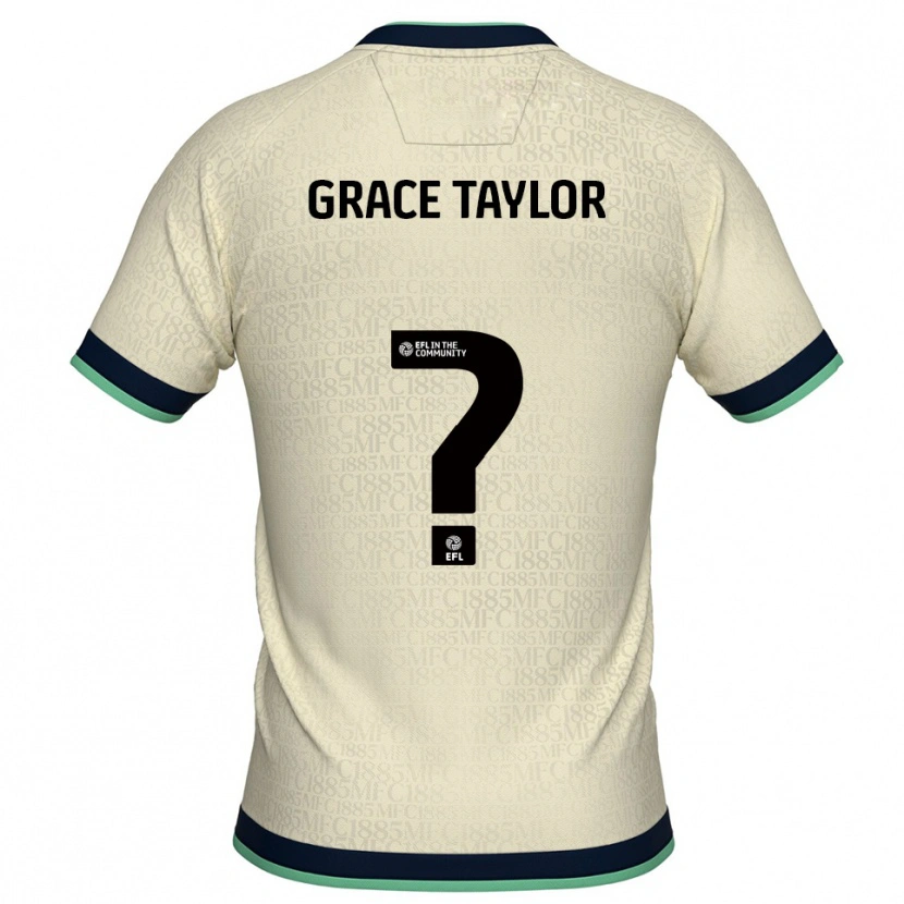 DanxenレディースGrace Taylor#0シャンパン 紺アウェイシャツ2025/26ジャージーユニフォーム