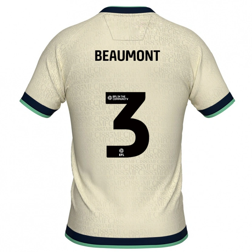 DanxenレディースGeorge Beaumont#3シャンパン 紺アウェイシャツ2025/26ジャージーユニフォーム