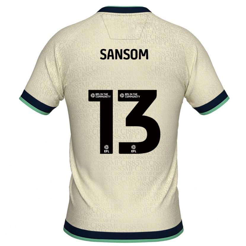 DanxenレディースChloe Sansom#13シャンパン 紺アウェイシャツ2025/26ジャージーユニフォーム