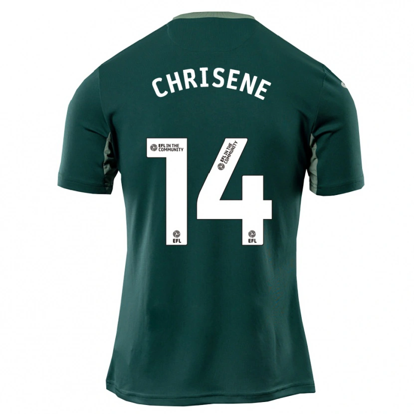 DanxenレディースBen Chrisene#14緑 白 紫アウェイシャツ2025/26ジャージーユニフォーム