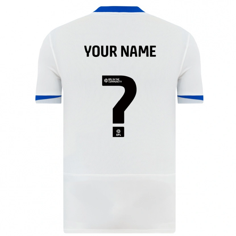 Danxenレディースあなたの名前#0白 黒アウェイシャツ2025/26ジャージーユニフォーム