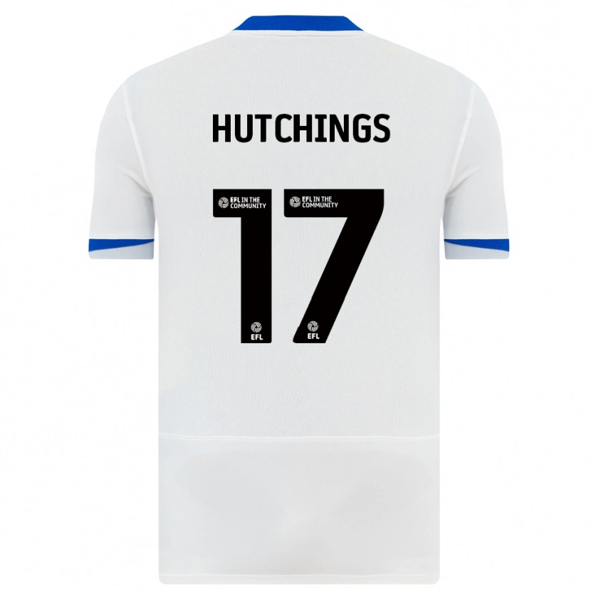 DanxenレディースAnnie Hutchings#17白 黒アウェイシャツ2025/26ジャージーユニフォーム