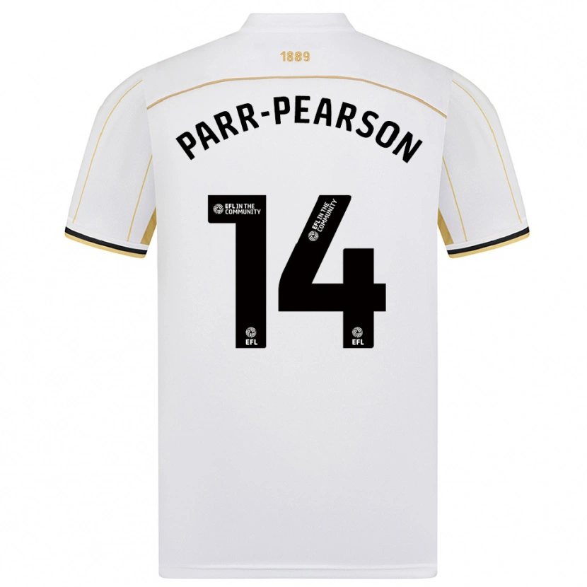 DanxenレディースMarley Parr-Pearson#14白 金アウェイシャツ2025/26ジャージーユニフォーム