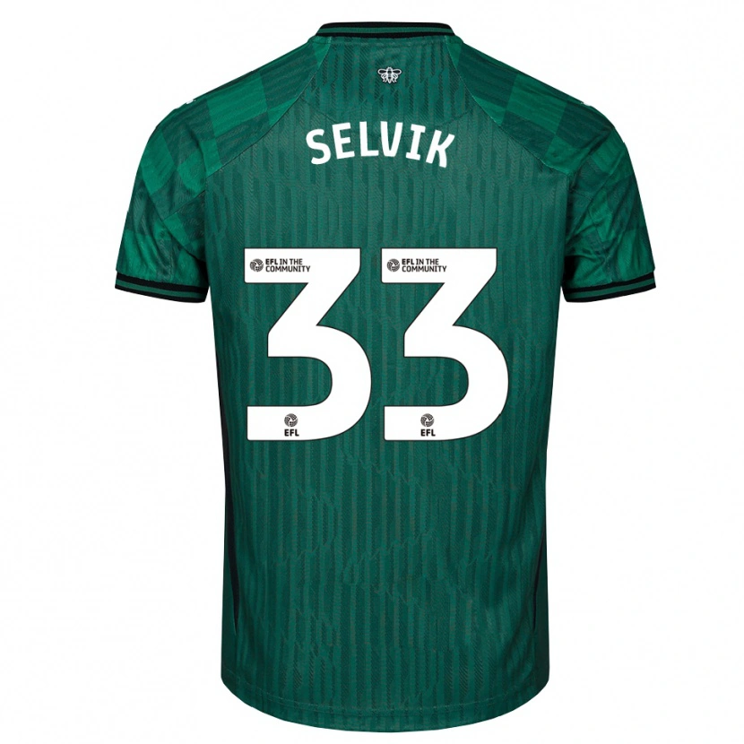 DanxenレディースEgil Selvik#33緑 黒アウェイシャツ2025/26ジャージーユニフォーム