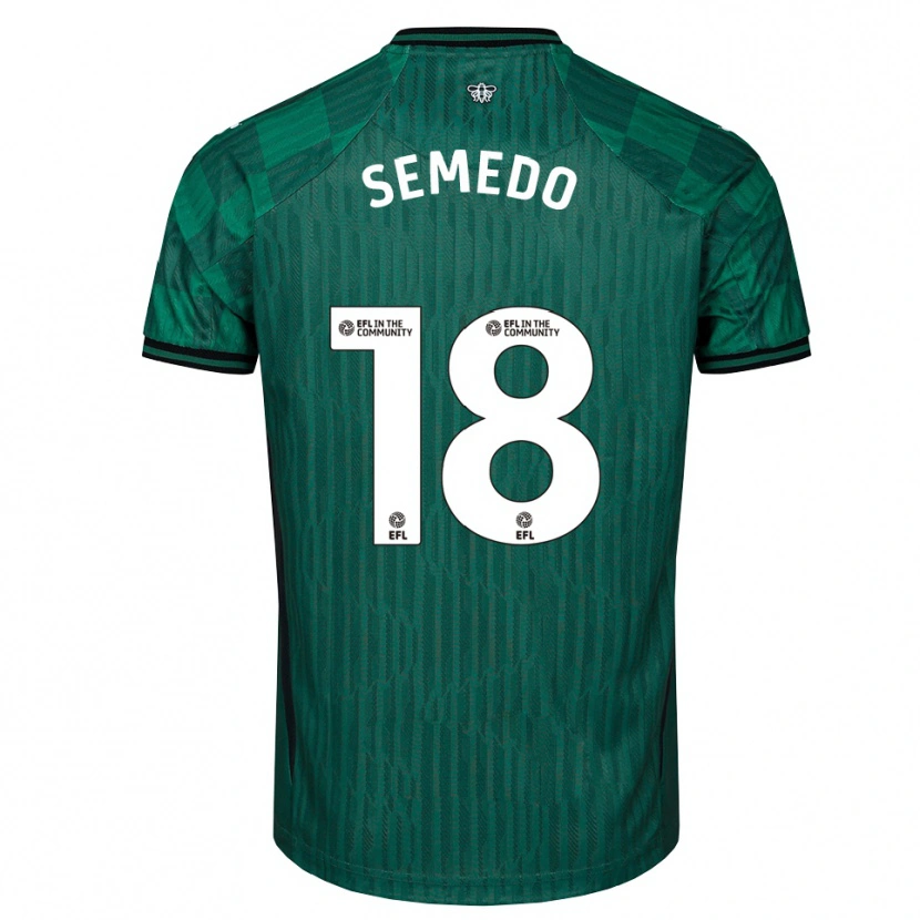 DanxenレディースVivaldo Semedo#18緑 黒アウェイシャツ2025/26ジャージーユニフォーム