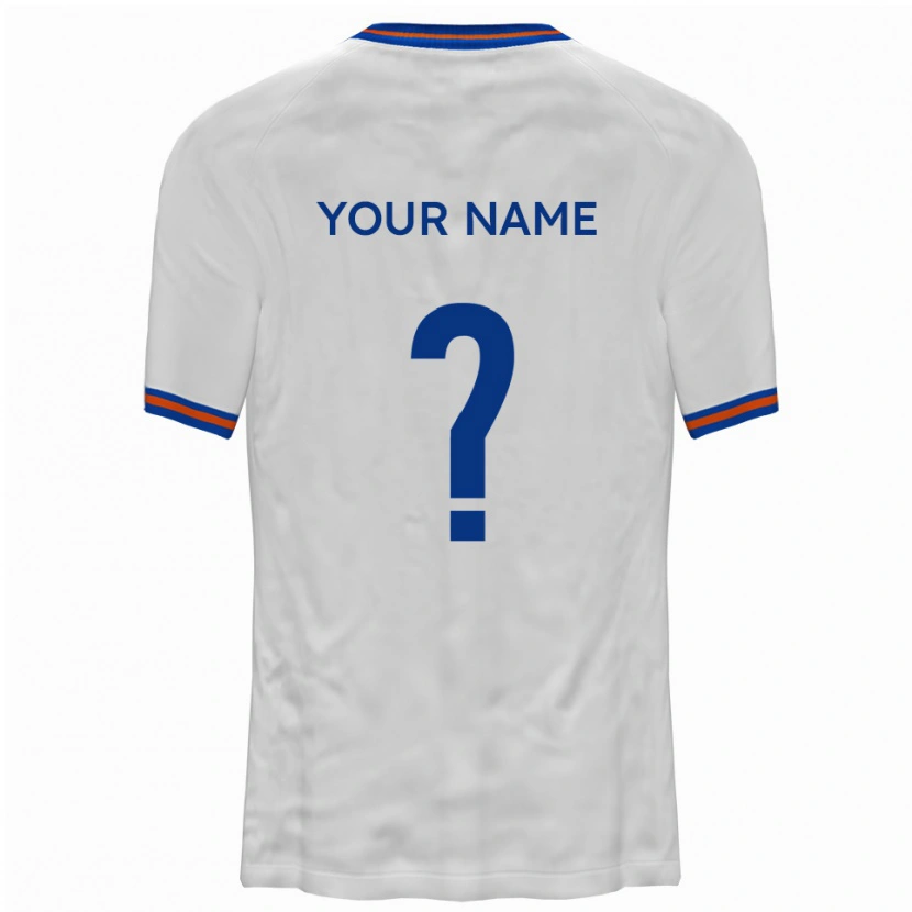 Danxenレディースあなたの名前#0白 青アウェイシャツ2025/26ジャージーユニフォーム