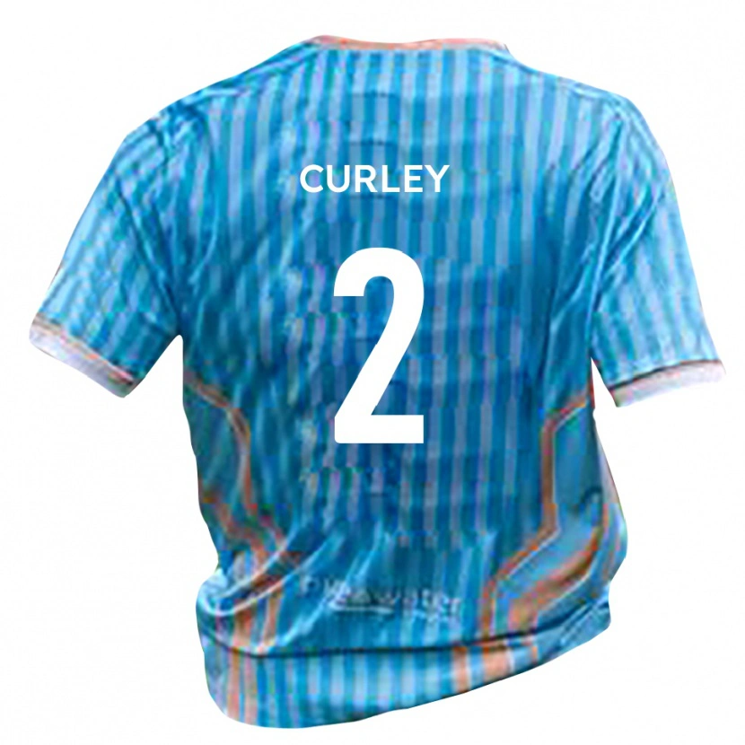 DanxenレディースMatt Curley#2黒 金アウェイシャツ2025/26ジャージーユニフォーム