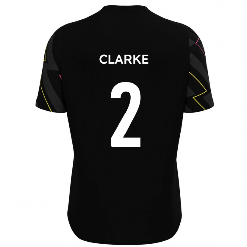 DanxenレディースJames Clarke#2黒 グレーアウェイシャツ2025/26ジャージーユニフォーム