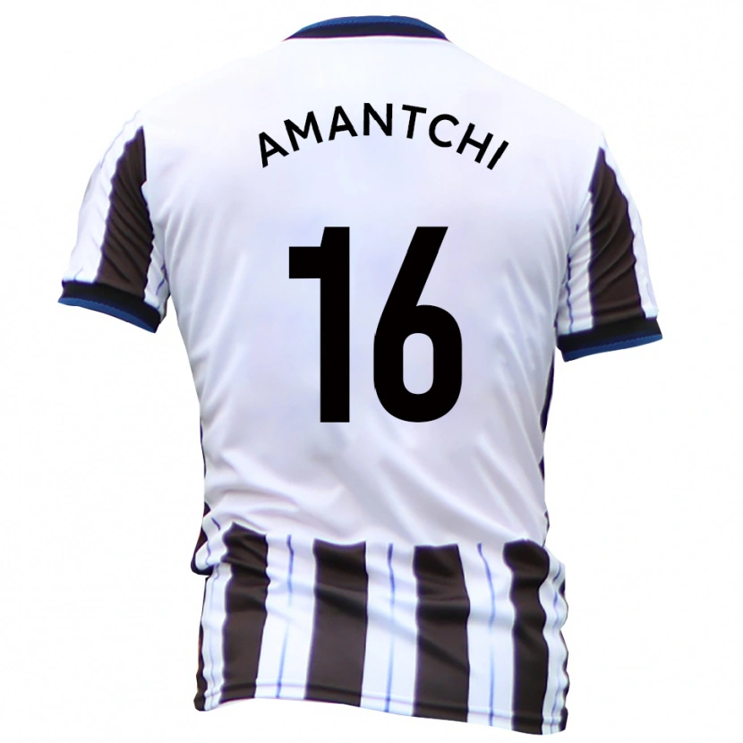 DanxenレディースLevi Amantchi#16白 黒アウェイシャツ2025/26ジャージーユニフォーム