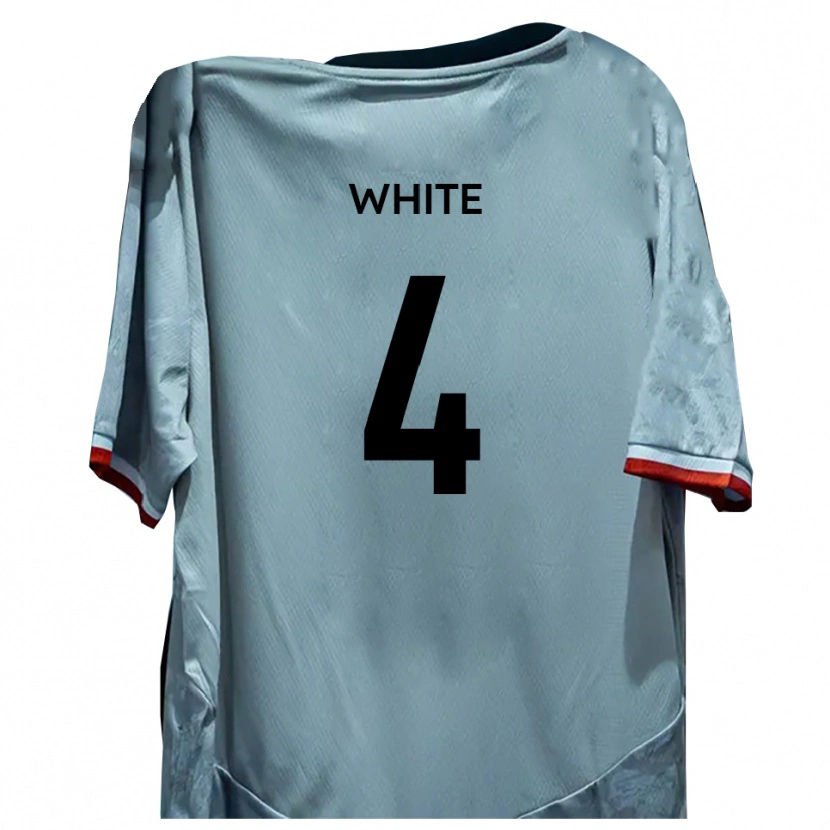 DanxenレディースTom White#4白 黒アウェイシャツ2025/26ジャージーユニフォーム