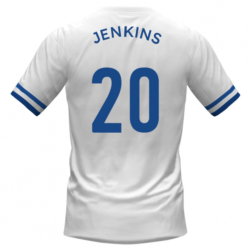 DanxenレディースJack Jenkins#20白 青アウェイシャツ2025/26ジャージーユニフォーム