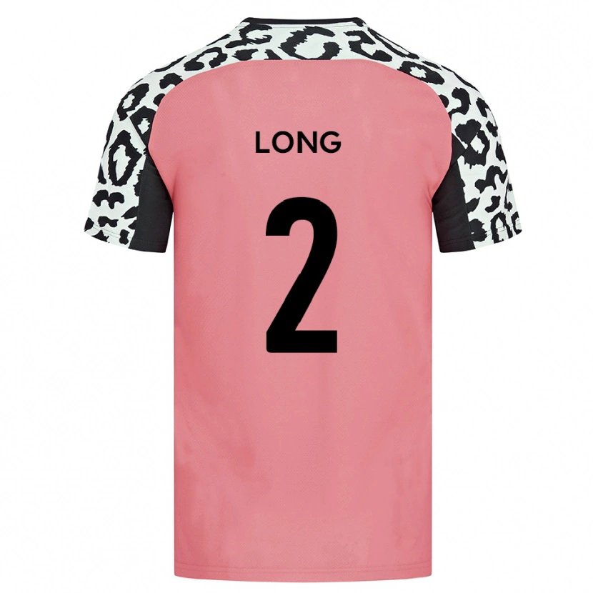 DanxenレディースSean Long#2ピンク 黒アウェイシャツ2025/26ジャージーユニフォーム