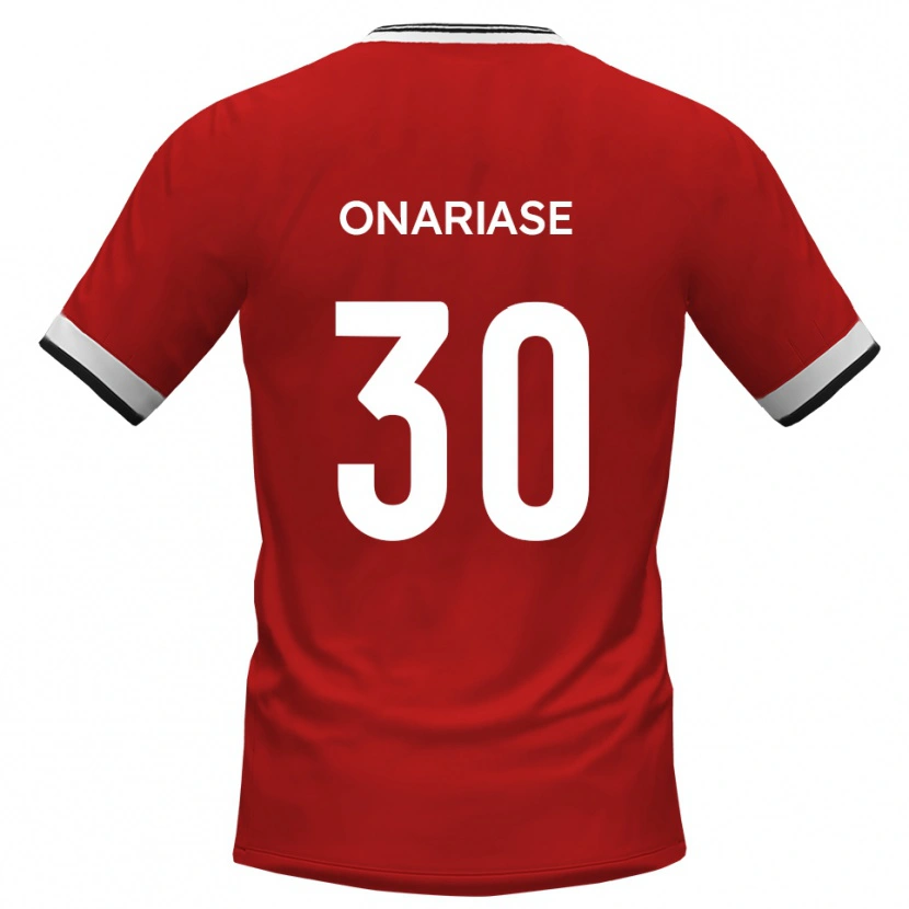 DanxenレディースEmmanuel Onariase#30白 黒アウェイシャツ2025/26ジャージーユニフォーム