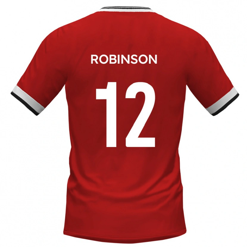 DanxenレディースMatt Robinson#12白 黒アウェイシャツ2025/26ジャージーユニフォーム