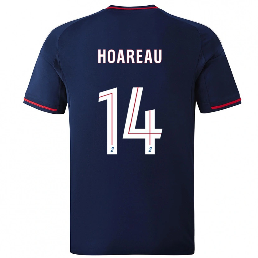 DanxenレディースMathieu Hoareau#14紺 赤アウェイシャツ2025/26ジャージーユニフォーム