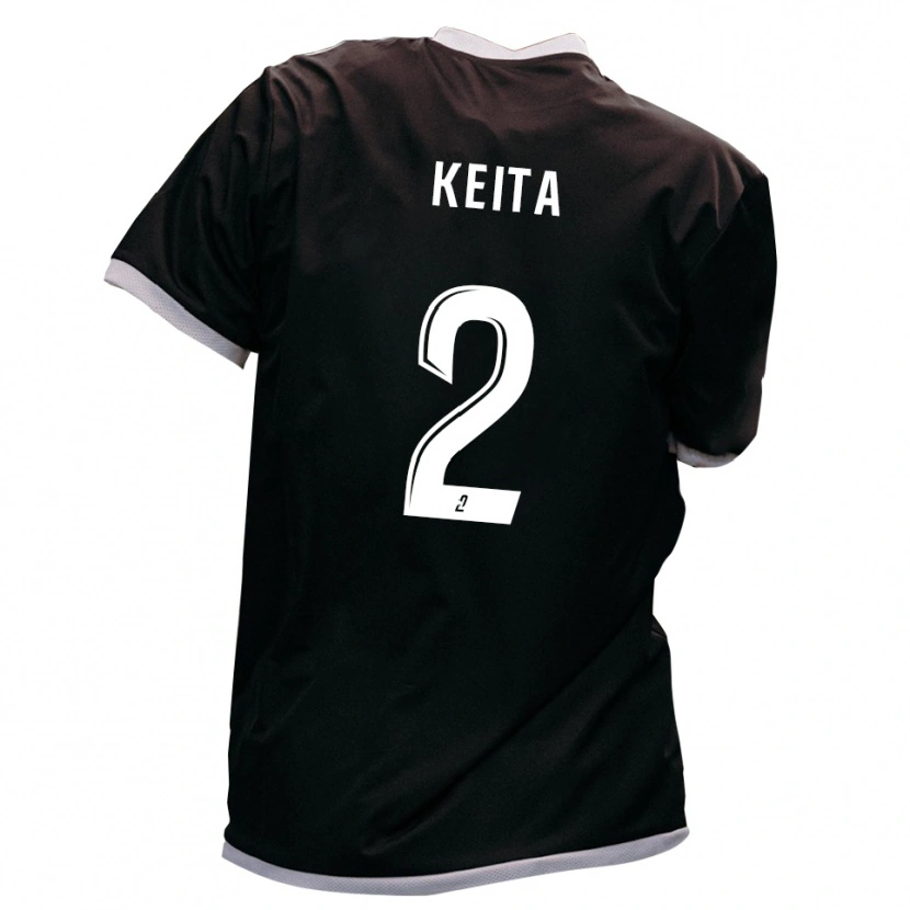 DanxenレディースWaly Keita#2黒 金アウェイシャツ2025/26ジャージーユニフォーム