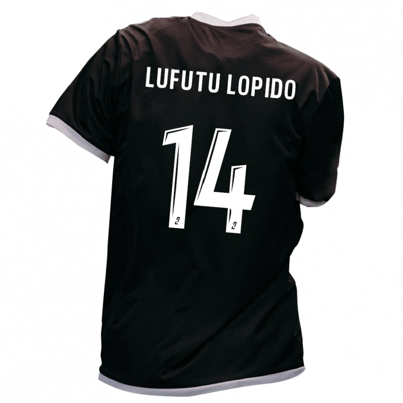 DanxenレディースBrooklyn Lufutu Lopido#14黒 金アウェイシャツ2025/26ジャージーユニフォーム