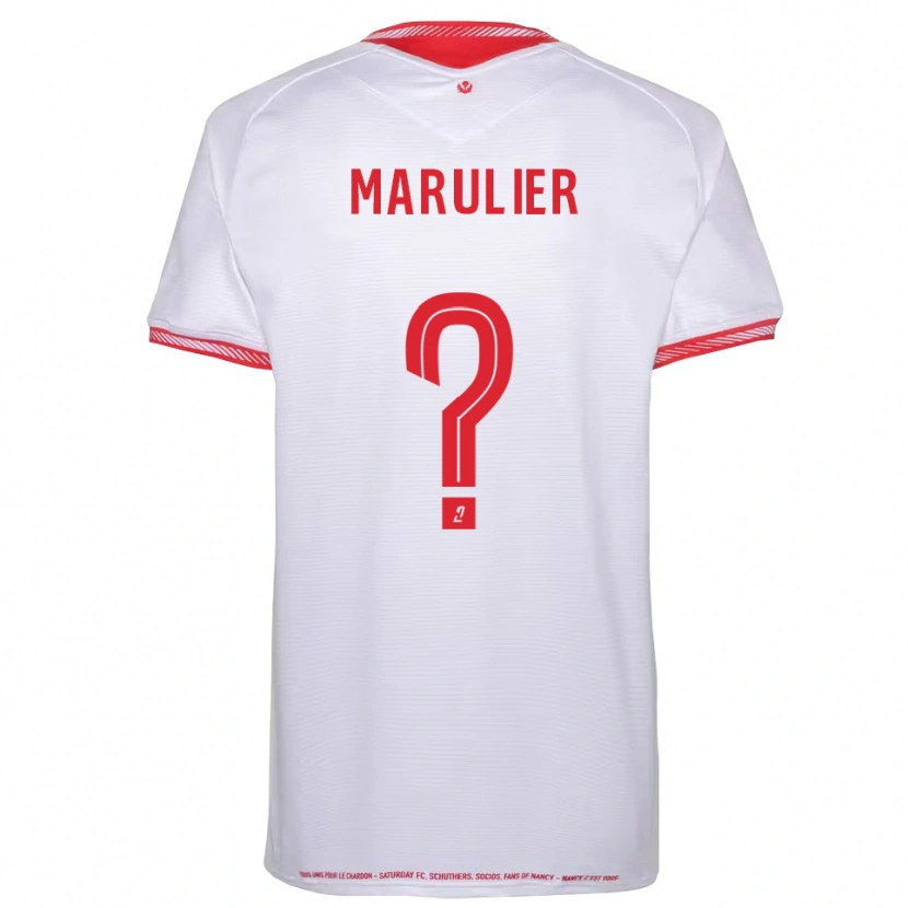 DanxenレディースManon Marulier#0黒 赤アウェイシャツ2025/26ジャージーユニフォーム