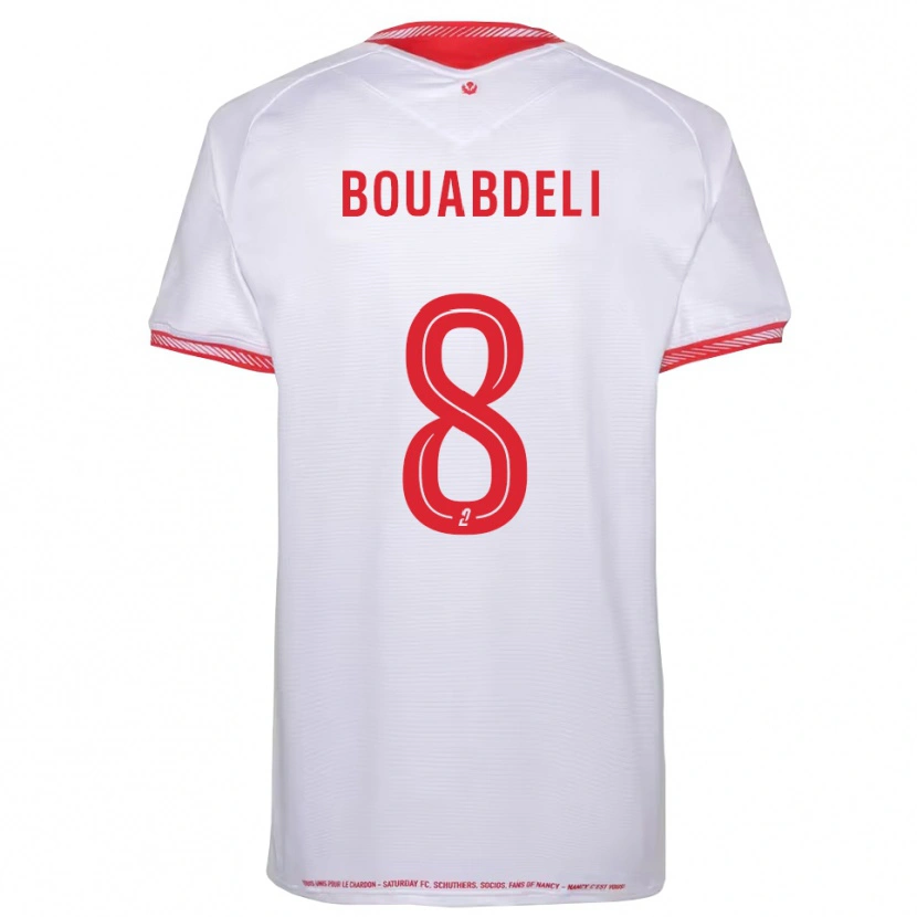DanxenレディースWalid Bouabdeli#8黒 赤アウェイシャツ2025/26ジャージーユニフォーム