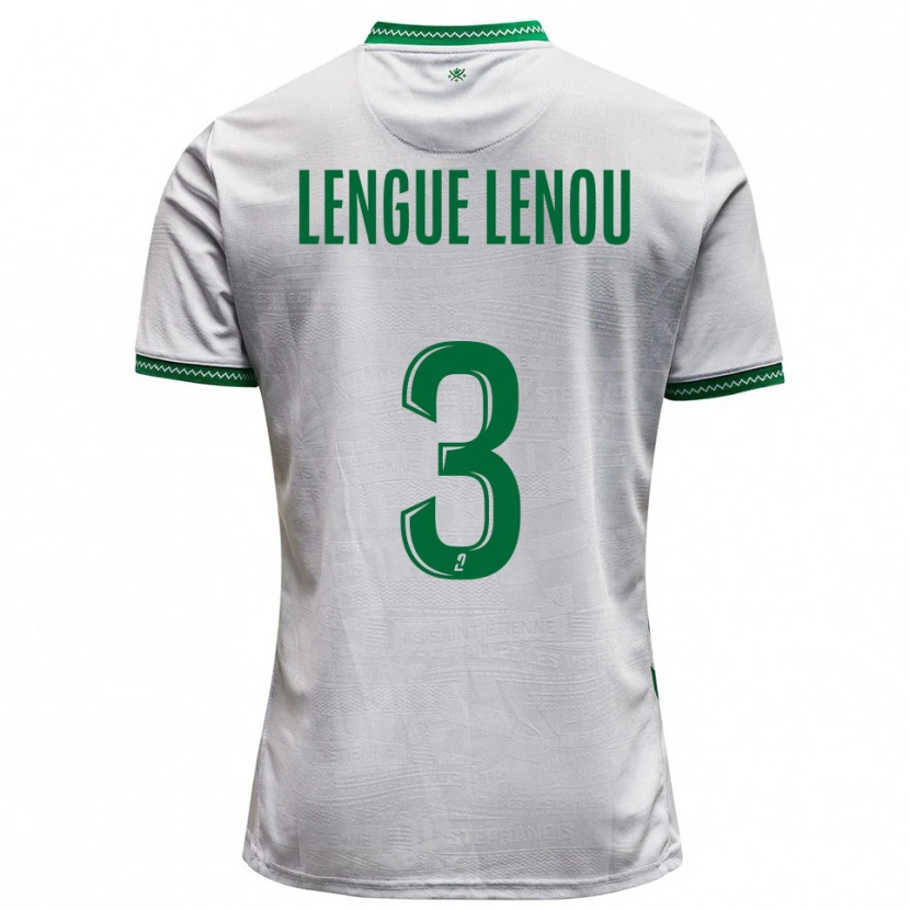 DanxenレディースMaxime Lengue Lenou#3白 緑アウェイシャツ2025/26ジャージーユニフォーム