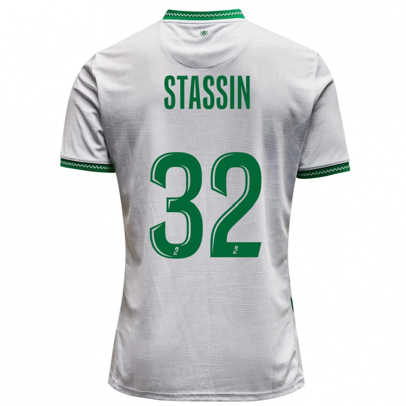 DanxenレディースLucas Stassin#32白 緑アウェイシャツ2025/26ジャージーユニフォーム