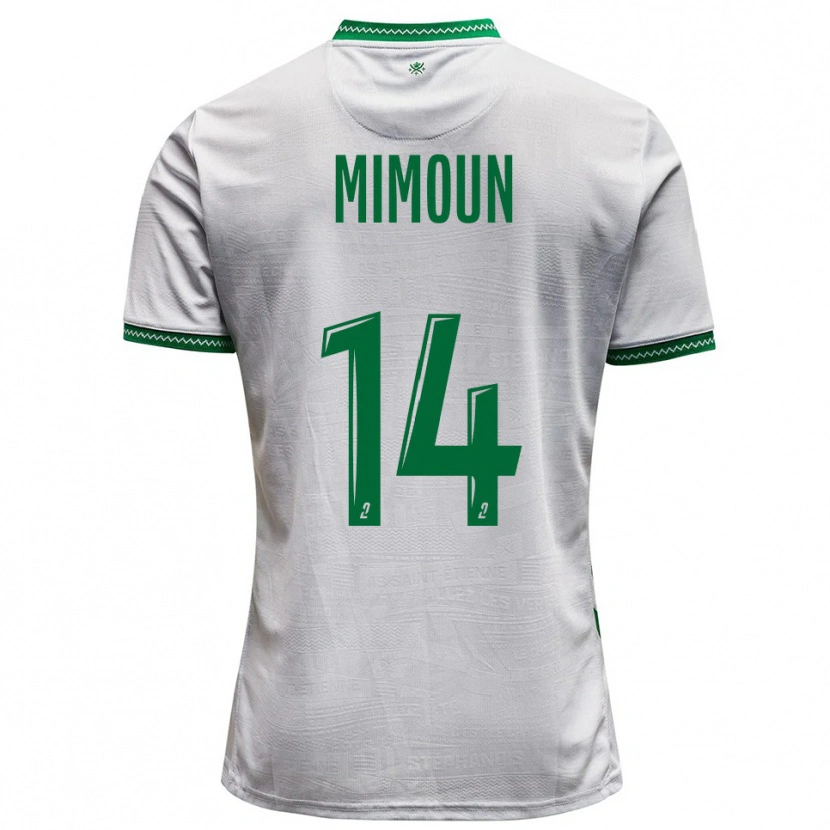 DanxenレディースYanis Mimoun#14白 緑アウェイシャツ2025/26ジャージーユニフォーム