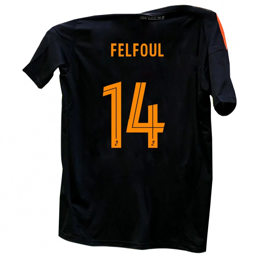 DanxenレディースWassim Felfoul#14白 赤アウェイシャツ2025/26ジャージーユニフォーム
