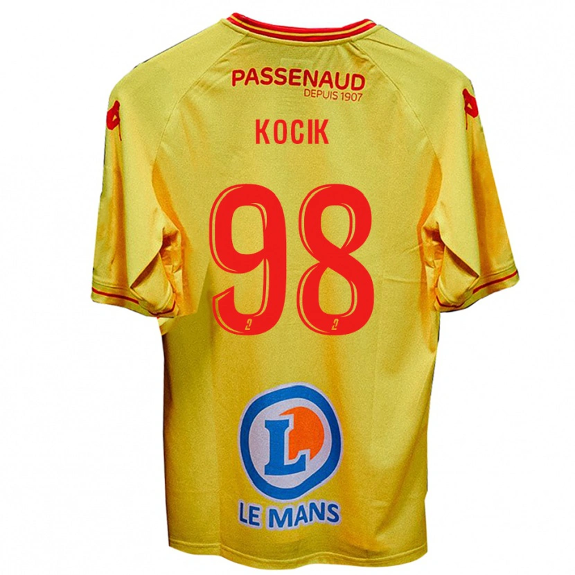 DanxenレディースNicolas Kocik#98黄アウェイシャツ2025/26ジャージーユニフォーム