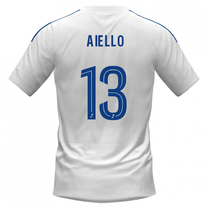 DanxenレディースNicolas Aiello#13白 青アウェイシャツ2025/26ジャージーユニフォーム