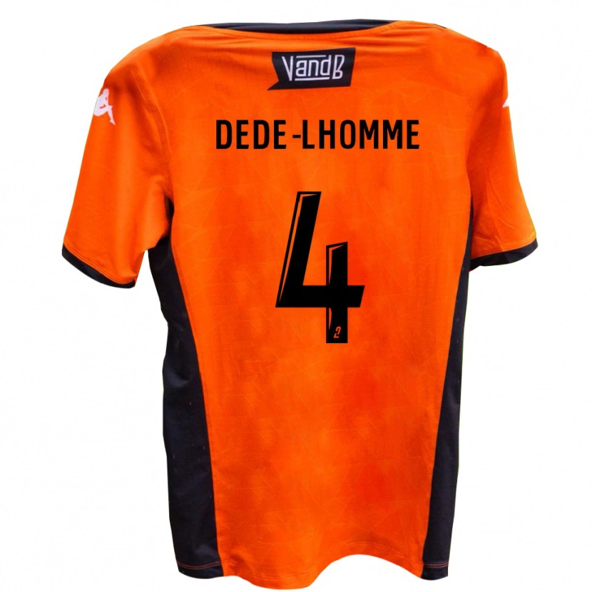 DanxenレディースNoah Dede-Lhomme#4白 黒アウェイシャツ2025/26ジャージーユニフォーム
