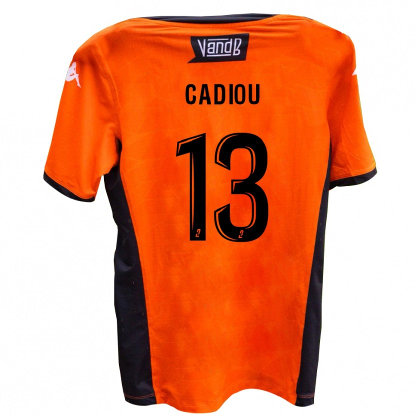 DanxenレディースEnzo Cadiou#13白 黒アウェイシャツ2025/26ジャージーユニフォーム