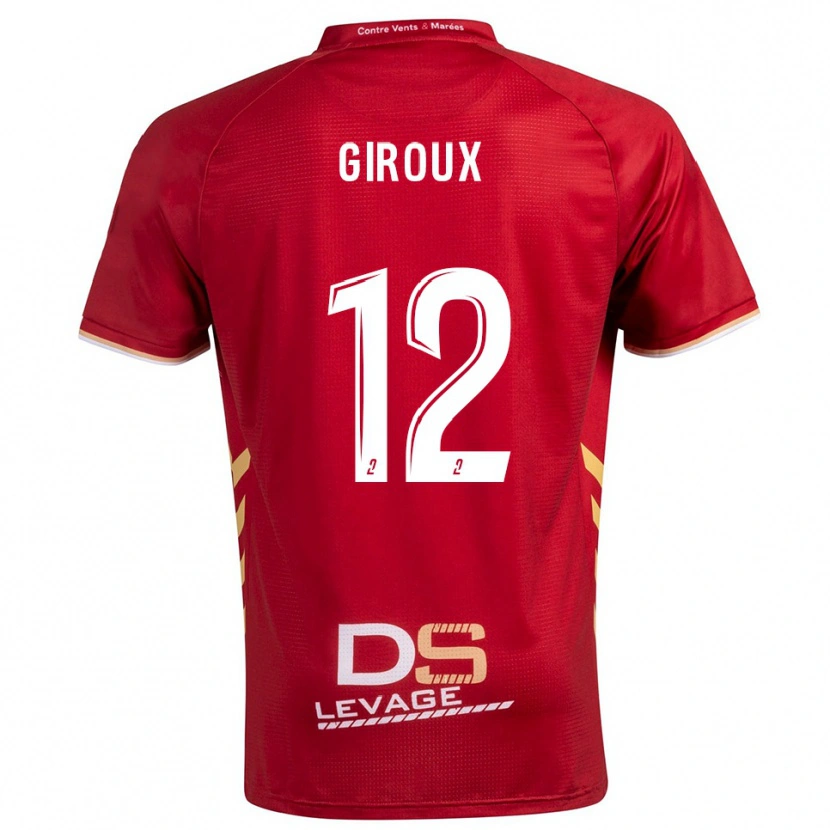 DanxenレディースTom Giroux#12バーガンディ 金アウェイシャツ2025/26ジャージーユニフォーム