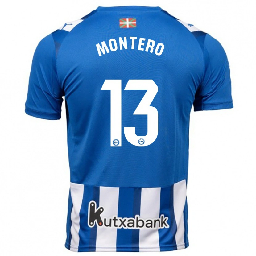 Danxenキッズルベン・モンテーロ・フェルナンデス#13青白ホームシャツ2025/26ジャージーユニフォーム