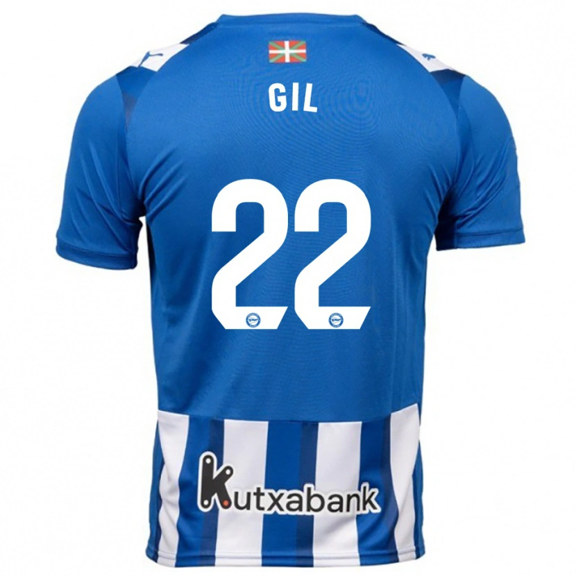 DanxenキッズRaquel Gil#22青白ホームシャツ2025/26ジャージーユニフォーム