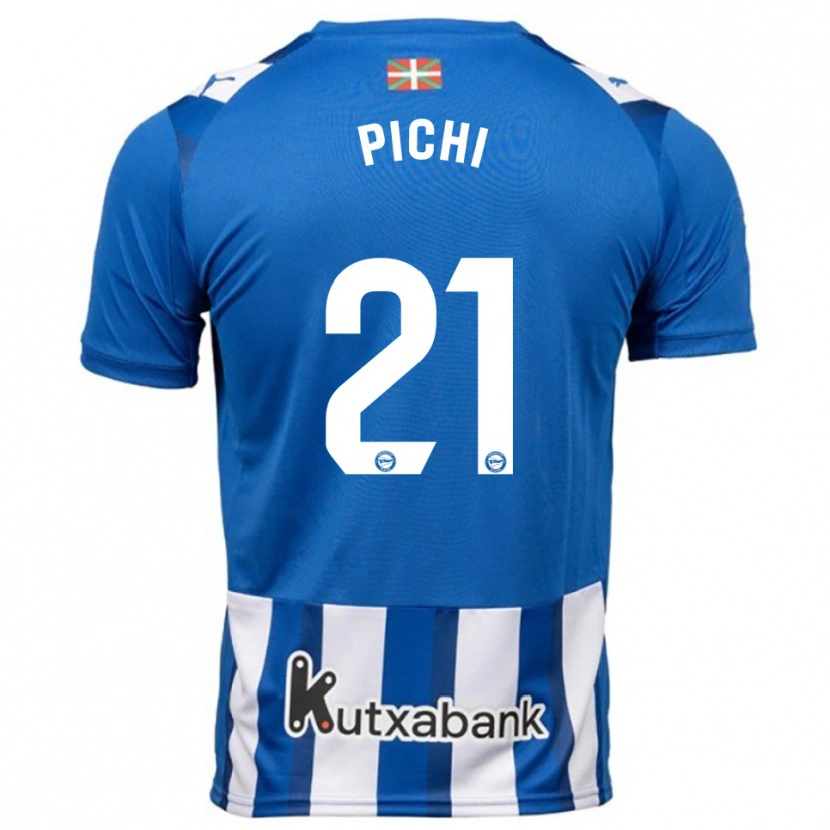 DanxenキッズMaria Garcia Pichi#21青白ホームシャツ2025/26ジャージーユニフォーム
