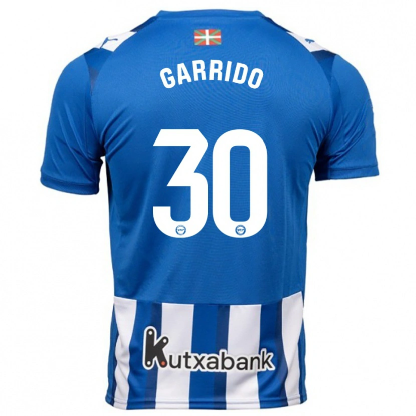 DanxenキッズIván Garrido#30青白ホームシャツ2025/26ジャージーユニフォーム