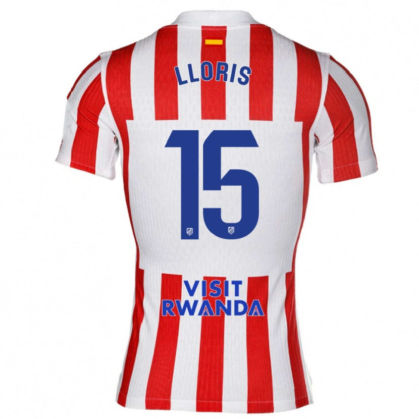 Danxenキッズシルビア・ロリス#15赤白ホームシャツ2025/26ジャージーユニフォーム