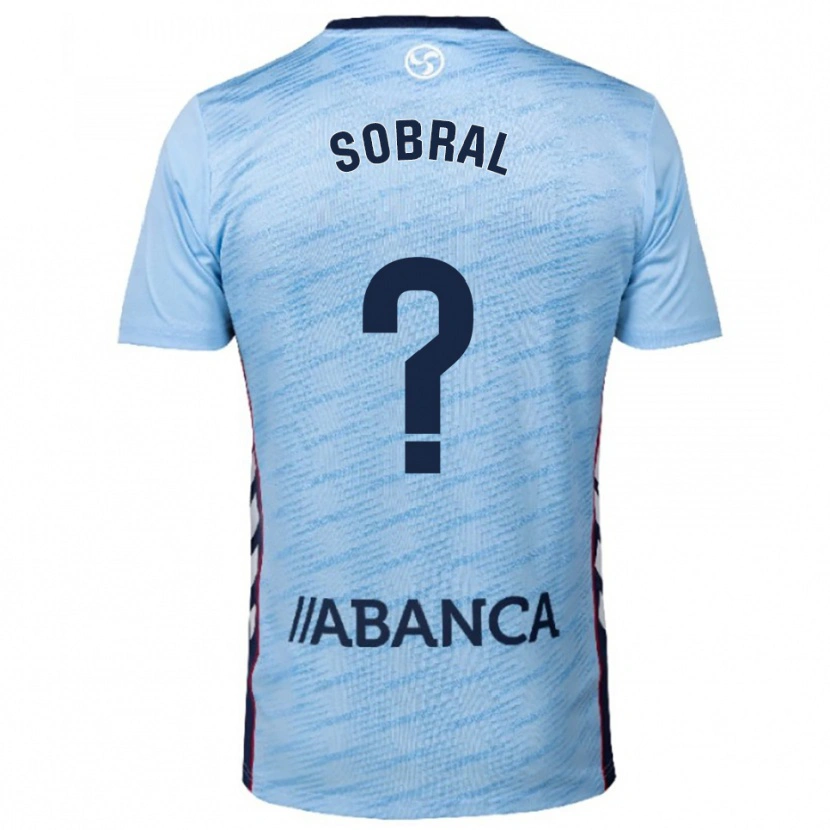 DanxenキッズMateo Sobral#0空色赤ホームシャツ2025/26ジャージーユニフォーム