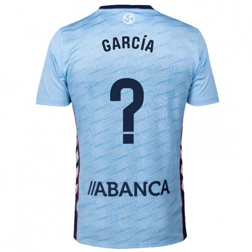 DanxenキッズPedro García#0空色赤ホームシャツ2025/26ジャージーユニフォーム