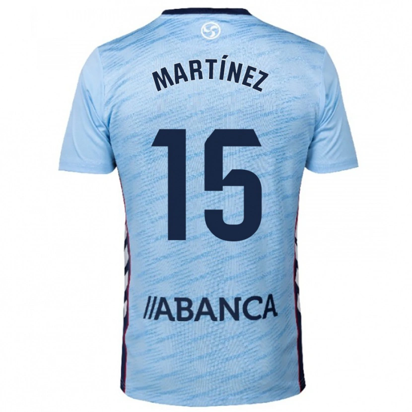 DanxenキッズFer Martínez#15空色赤ホームシャツ2025/26ジャージーユニフォーム