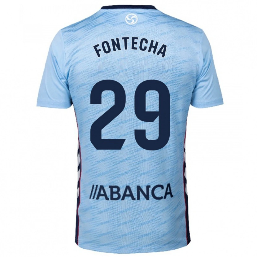 DanxenキッズCelia Fontecha#29空色赤ホームシャツ2025/26ジャージーユニフォーム