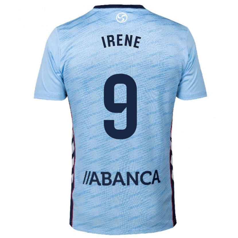 DanxenキッズIrene Fernández#9空色赤ホームシャツ2025/26ジャージーユニフォーム