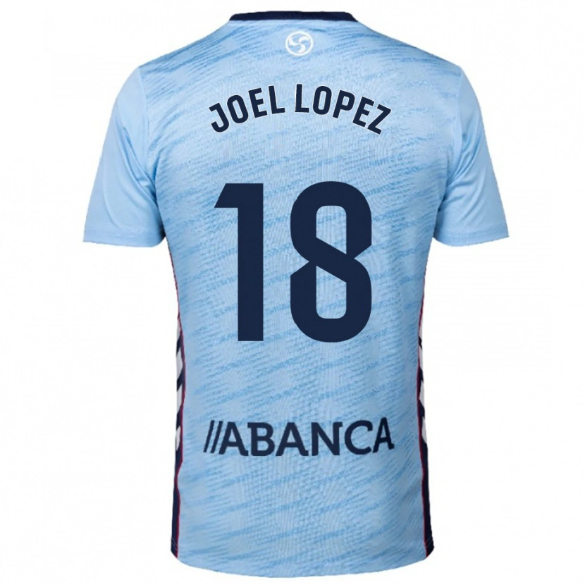 Danxenキッズジョエル・ロペス・サルゲロ#18空色赤ホームシャツ2025/26ジャージーユニフォーム